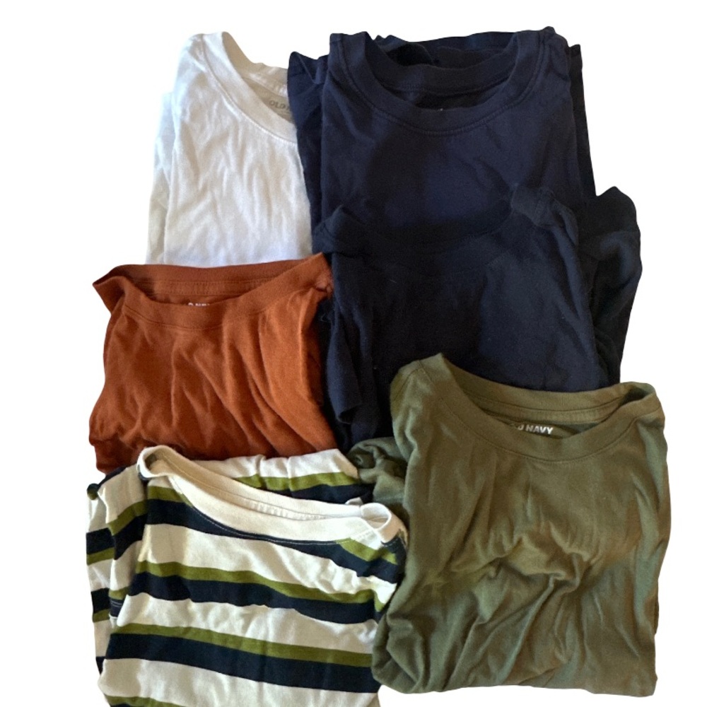 Lot of 6 Kids long sleeve Multi-Color T-Shirt